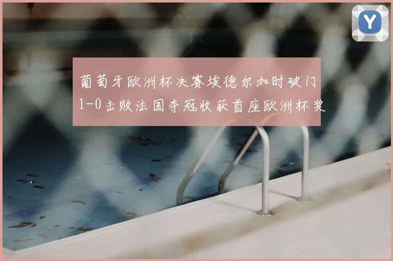 葡萄牙欧洲杯决赛埃德尔加时破门1-0击败法国夺冠收获首座欧洲杯奖杯